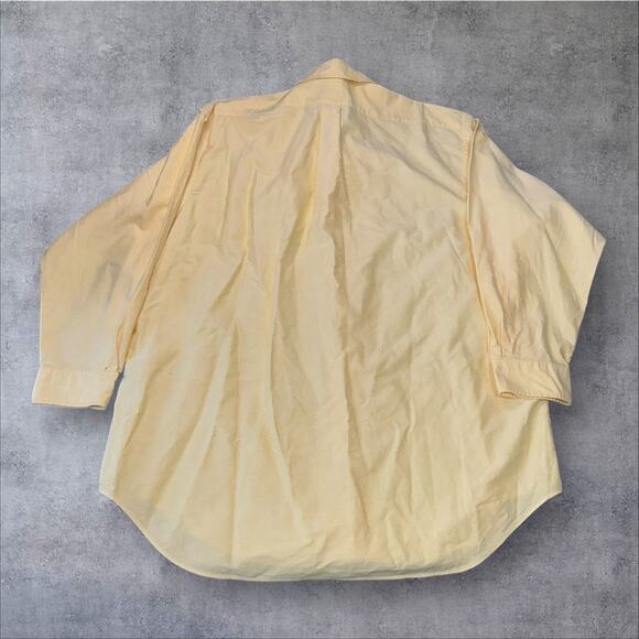 Polo Ralph Lauren Mens 17 1/2-33 Yellow Yarmouth Cotton Oxford Button Down Shirt - Picture 2 of 8